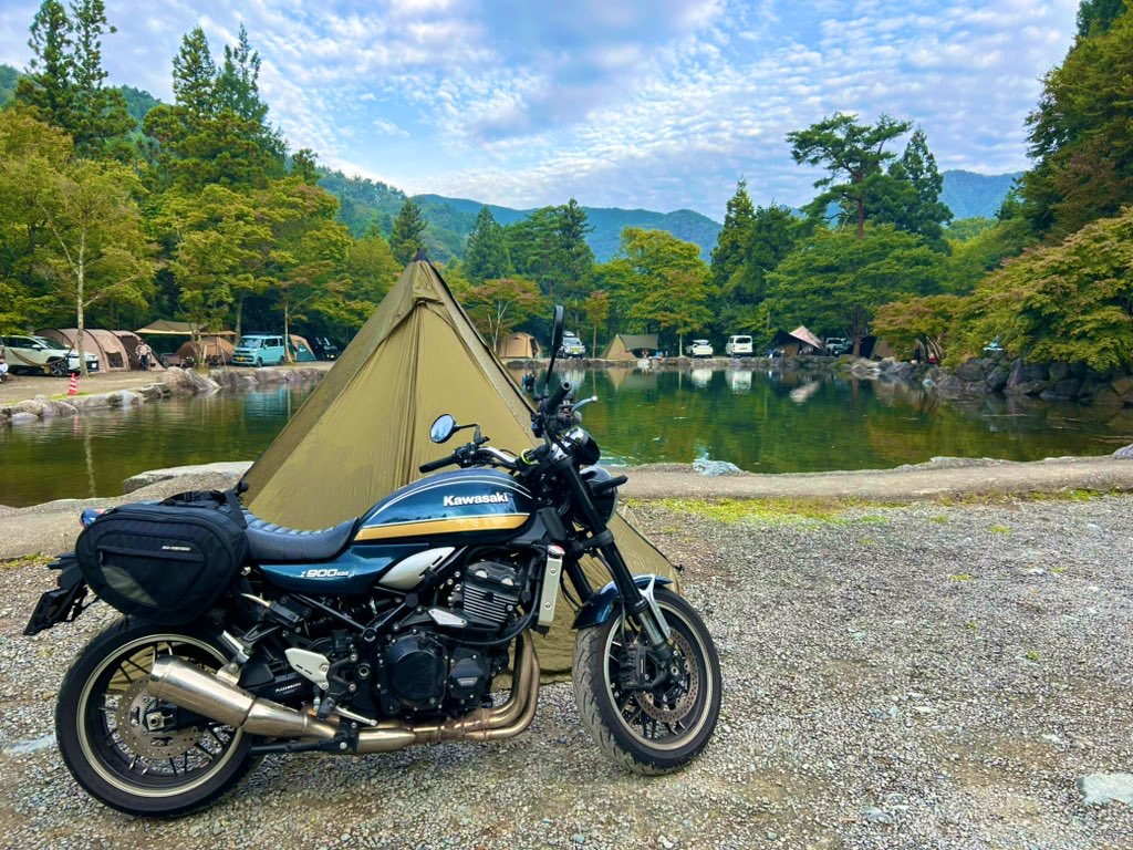 バイクキャンプ in 道志の森